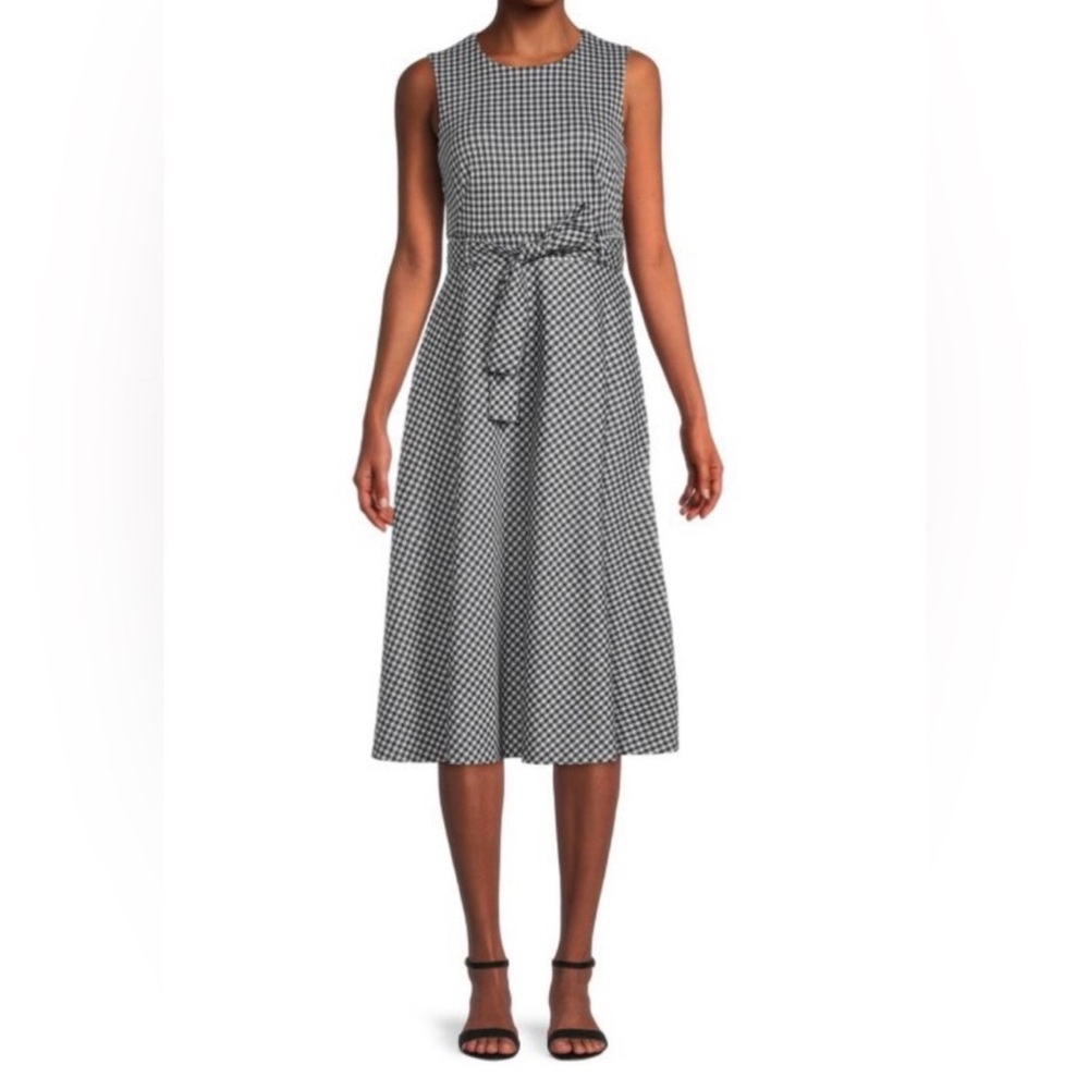 NWT CALVIN KLEIN Gingham Dress